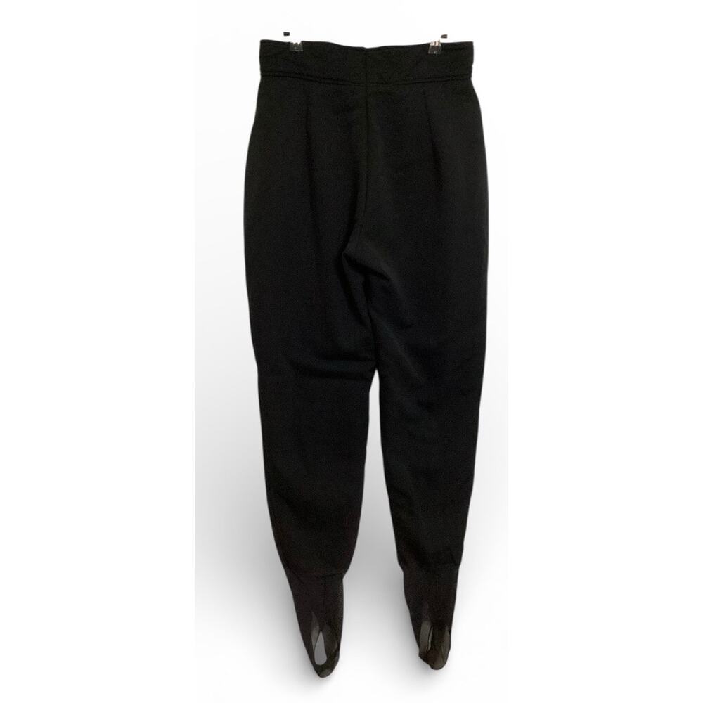 Vintage Eddie Bauer Schoeller Stirrup‎ Ski Pants wool lined Womens Sz 14 Black